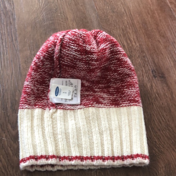 Wool hat colour pink and milky colour size small brand old navy - Picture 5 of 9